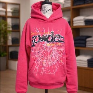 NWOT Sp5der P*NK V2 Hoodie.